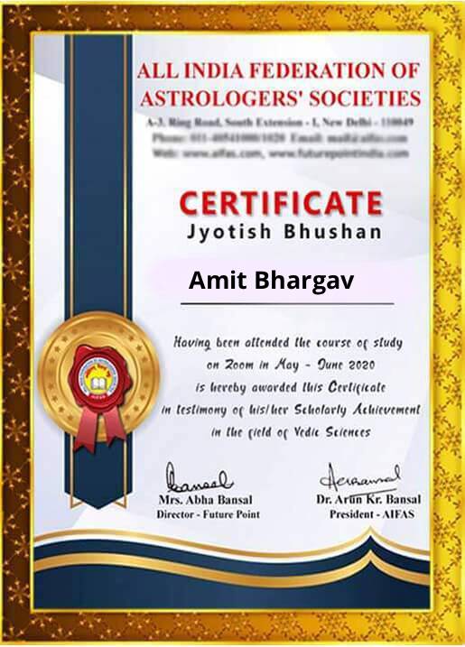 Pandit Amit Bhargav  +91-9509261899