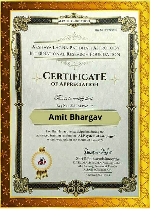 Pandit Amit Bhargav  +91-9509261899